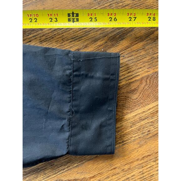 Vintage V2 By VERSACE Black 100% Cotton Button Up Shirt Top   Mens Size XL - Picture 11 of 12